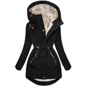 Parka d'automne unisexe de haute qualité pour homme, en toile enduite, coupe-vent, col montant, à capuche, 100% coton, respirant, réversible - Product Image 1