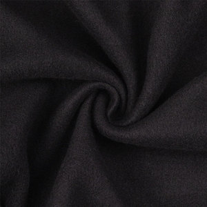 Ensemble de survêtement à capuche noir pour garçons, manches longues, couleur unie, fermeture éclair sur le devant, poches latérales, vêtements d'automne, 100% coton - Product Image 4