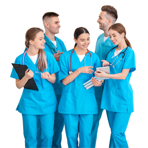 SaoMai FMF Fabricación Estilo deportivo Scrubs Uniformes Set Good Stretch Jogger Enfermera Hospital Ropa médica Tallas grandes Transpirable - Product Image 4