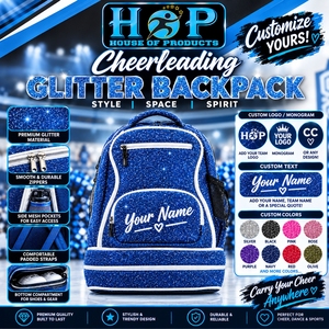 Mochila brillante para niñas jóvenes, mochila colorida con purpurina, ligera, duradera, para animadoras, práctica escolar, deportes. - Product Image 5
