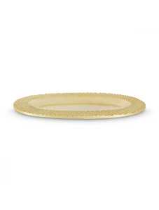 Plateau de service ovale doré, plateau rectangulaire de qualité alimentaire, finition brillante, plateau de cuisine - Product Image 1