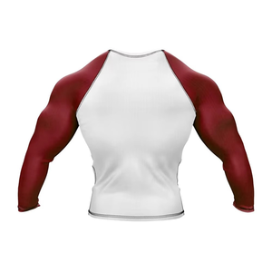 Meilleures ventes : Rashguard homme coupe ajustée, respirant, écologique, séchage rapide, anti-UV, effet délavé, service OEM personnalisé - Product Image 5