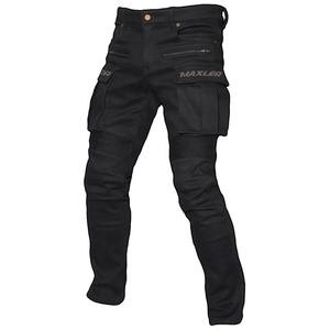 Pantalones protectores para motociclistas fabricados con tela textil con cobertura de armadura de nivel 1 CE. - Product Image 2
