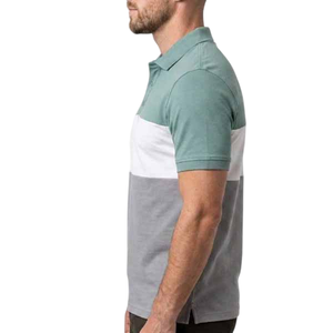 เสื้อโปโลผู้ชายผ้าฝ้าย 100% ทรงเข้ารูป สกรีนโลโก้ตามสั่ง ออกแบบเองได้ ปกคอเสื้อพับได้ ขายส่ง OEM ปักลายเสื้อโปโลชาย - Product Image 4