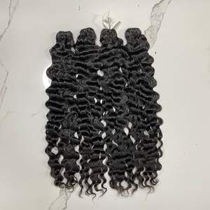 100% Extension de cheveux humains vietnamiens lâche bouclés Double trame cuticule aligné tissage cheveux bonne garantie de Service pour les femmes noires - Product Image 6