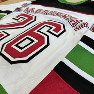 OEM Professional Polyester <b>Customized</b> Embroidery Tackle Twill Ice Hockey Jersey - Product Image 4