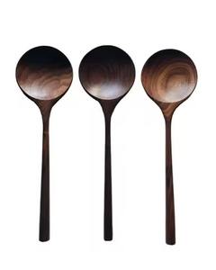 Cuchara de madera hecha a mano, utensilio de cocina de madera natural duradero para revolver y mezclar arroz, salsa de curry, herramienta de cocina perfecta - Product Image 5