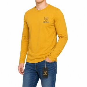 Camiseta térmica de manga larga de calidad premium, ligera y aislante para entrenamiento en clima frío, viajes y uso diario. - Product Image 5