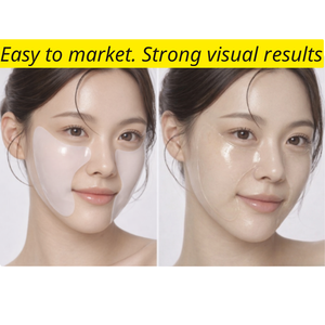 Patch per Guance in Idrogel OEM ODM PL Produttore di Cosmetici Coreani |   Patch Idratante Illuminante al Niacinamide di Riso con Etichetta Privata - Product Image 3