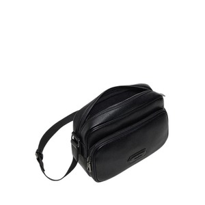 Large Capacity Vintage Genuine Leather Crossbody Satchel Bag for Men 9.7'' iPad Compatible Multi-Pocket Logo Messenger Bag - Product Image 3