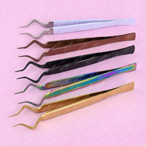 Nuevas pinzas de aislamiento, pinzas para pestañas, pinzas de extensión de aislamiento, Punta ultrafina para ayudar a mantener la salud de las pestañas naturales - Product Image 1