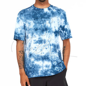Camisetas Personalizadas con Logotipo Frontal y Diseño Tie-Dye para Hombre, Cuello Redondo, de Alta Calidad, Secado Rápido y Transpirables, de Algodón - Product Image 4