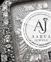 Montre mécanique pour femme AARVA JEWELS avec incrustation de diamants, acier inoxydable, cadran carré, bracelet de 20 mm, bracelet analogique de 30 mm, fermoir de luxe