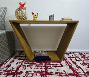 โต๊ะคอนโซลสไตล์ยุโรปแบบโบราณ โต๊ะทางเข้าทำจากไม้ โต๊ะทางเดิน ออกแบบสำหรับเฟอร์นิเจอร์บ้านสไตล์ฝรั่งเศส - Product Image 5