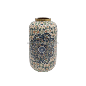 Jarrón de Flores de Hierro, Color Marrón, Tamaño Grande, Diseño Moderno, Maceta para Decoración de Hoteles y Hogares - Product Image 6