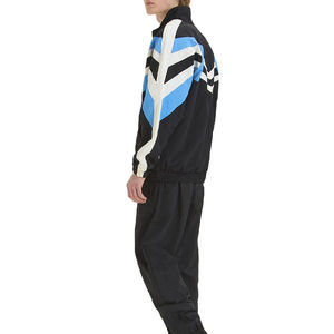 Ensemble de survêtement en nylon pour homme, style streetwear, coupe-vent avec logo personnalisé, séchage rapide, capuche, coupe-vent et respirant - Product Image 1