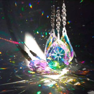 3 pendentifs attrape-soleil en cristal pour décoration d'arbre de Noël, prismes en verre suspendus, créateurs d'arc-en-ciel, attrape-lumière, ornements - Product Image 4