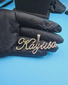 Colgante de letra grande con diseño 3D personalizado para hombres y mujeres, joyería de rapero, hip hop, colgante de moissanita, joyería de plata 925 - Product Image 1