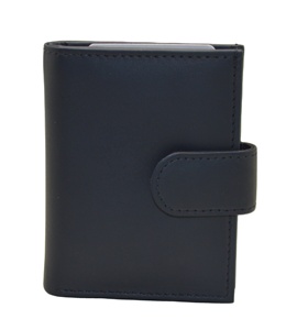 OEM Unisex Minimalist Genuine Leather RFID Wallet Custom <b>ID</b> Card <b>Holders</b> for Passport Credit Card Coins Multi-Function Fashion - Product Image 1