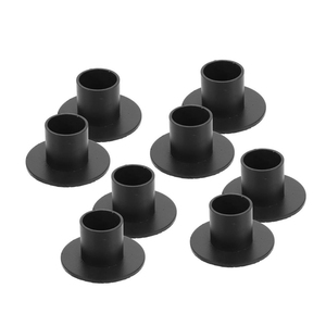 Porte-bougie décoratif en métal miniature noir - Product Image 6