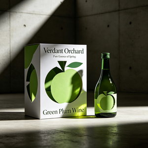 Caja de Envío Plegable de Cartón Blanco Ecológica, Reciclable, Personalizada OEM ODM, para Licor de Ciruela <span class=keywords><strong>Umeshu</strong></span> - Product Image 3