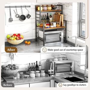 Scaffali con Struttura in Metallo Multiuso per Cucina e Camera da Letto - Product Image 6