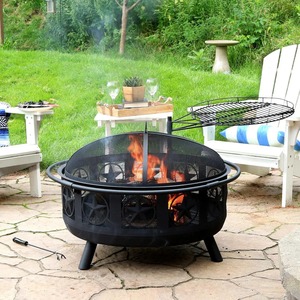 Trendy Modern Fire Bowl for Contemporary Outdoor Garden Decor - Product Image 5
