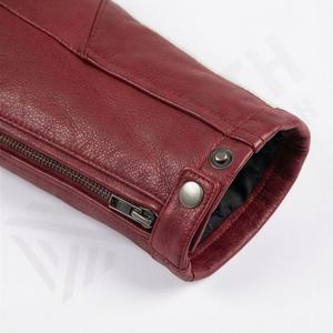 Veste de moto en cuir style biker pour homme NAI-0491A, service de fabrication OEM, veste de moto, vêtements d'extérieur, couleur personnalisée. - Product Image 6