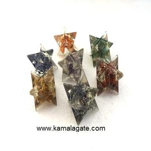 Estrellas de Orgón de Jaspe Rojo Natural al por Mayor, Gema Semipreciosa Hecha a Mano para Sanación con Estrella de Merkaba, Orgonita - Product Image 3