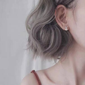 Exquisitos Pendientes de Perlas de Agua Dulce con Diseño Geométrico Retro para Mujer, Accesorios de Moda Naturales - Product Image 4