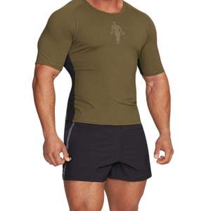 Breathable Compression <b>Base</b> <b>Layer</b> Shirt <b>Men</b> Fitness Training Running Gym T Shirt Muscle Fit Compression Shirt Sports Gym Wear - Product Image 1