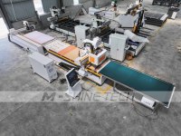 Mesin Router Kayu CNC 1330 Auto Loading Unloading dengan Gergaji Lamello Dovetail, Kontrol Syntec, Spindle HQD 9KW, Mesin Nesting untuk Pengerjaan Kayu