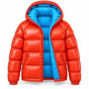 Veste matelassée à capuche noire pour homme, imperméable, écologique, coupe-vent, rembourrage en polyester, manteau d'hiver formel, fermeture éclair, vert - Product Image 2