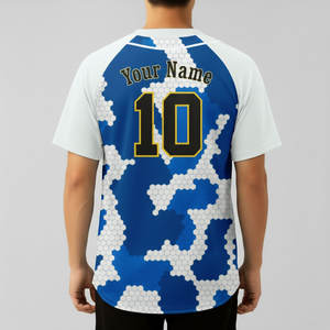 Livraison rapide, impression personnalisée de maillots de softball, impression par transfert thermique, ensemble de maillots de baseball, ensemble uniforme, 100% polyester, ensemble de softball - Product Image 3