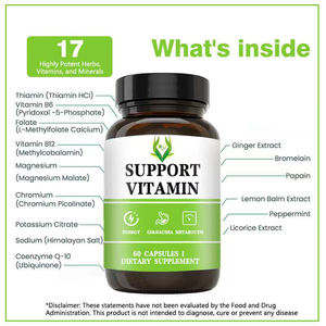 Cápsulas de vitaminas de marca personalizada con coenzima Q10 para mejorar la energía, el metabolismo ayuda a la salud digestiva - Product Image 3