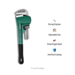 Llave Ajustable de Alta Calidad de 12 Pulgadas, Herramienta de Plomería Resistente, Acero al Cromo Vanadio, Agarre Fuerte, Gran Capacidad - Product Image 2