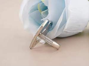 Pendentif Cœur Brisé Luxe Micro-Pavé CZ Plaqué Argent Bijou Hip Hop Tendance Cadeau pour Couples - Product Image 2