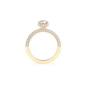 แหวนเพชรเดี่ยวทรงเรขาคณิต REYES Original Design ทองคำแท้ 14K เพชร HPHT CVD ผลิตในห้องปฏิบัติการ สำหรับผู้หญิง ราคาขายส่ง ของขวัญ เครื่องประดับชั้นดี - Product Image 5