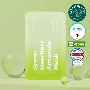 Freemay Green Heartleaf Ampoule Mask Sheet 1P Mascarilla facial funcional de buena calidad - Product Image 1