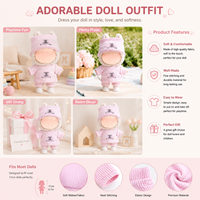   Vêtements de poupée portables pour figurines Generations Blind-Box – Ensemble décontracté mignon en tissu de haute qualité – Accessoires unisexes 5+
