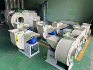 Ventilateur d'extraction PP pour atelier de galvanoplastie 2500-3500 m3/h, souffleur résistant aux produits chimiques - Product Image 4