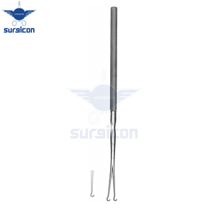 Gancho para Piel Barsky de 15 cm (6 Pulgadas) y 3 mm, Retractor Quirúrgico de Acero Inoxidable, Instrumento Médico para Cirugía Plástica Reconstructiva - Product Image 3