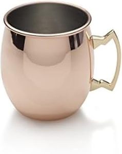 Mug Moscow Mule en acier, durable, en cuivre martelé, pour whisky, bière, vodka, cocktails, service de cuisine et de restaurant - Product Image 4