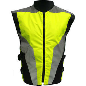 Veste de moto réfléchissante haute visibilité personnalisée, vente chaude, Halex International HI-5826, polyester, logo personnalisé - Product Image 1