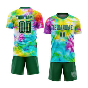 Uniforme de Fútbol de Alto Rendimiento, Personalizado con Nombre de Equipo, Manga Corta, Logotipo Frontal Impreso, Transpirable, para Deportes de Equipo, Agilidad, Ventilación y Resistencia - Product Image 4