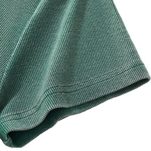 เสื้อครอปท็อปผู้หญิงสไตล์เซ็กซี่ วินเทจย้อนยุค ล้างสีแบบแอซิด ทรงเข้ารูป สำหรับสาวๆ วัยเรียน มหาวิทยาลัย - Product Image 6