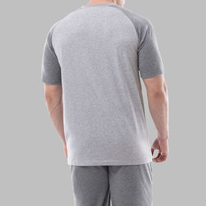 เสื้อยืดผู้ชาย OEM สไตล์หรูหรา ดีไซน์ขาดๆ ผ้าฝ้าย 100% คุณภาพสูง ทรงหลวม 2 สี ไหล่ตก แฟชั่นฮิปฮอป สตรีทแวร์ - Product Image 3