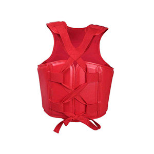 Protection corporelle en cuir PU de haute qualité, écologique, avec logo personnalisé, protection de la poitrine et du ventre pour l'entraînement de boxe, fabriqué au Pakistan - Product Image 3