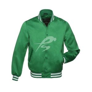 PIHA SPORTS Men's Lightweight Winter <b>Waterproof</b> Eco-Friendly Quick Dry <b>Plus</b> <b>Size</b> Satin Thick Varsity <b>Jacket</b> - Product Image 1