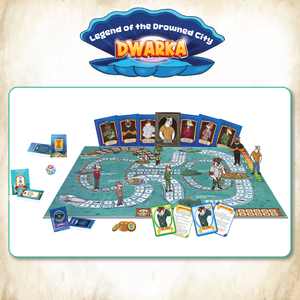 Dwarka Myth-Busting Detective Board Game an Engaging Indian History & Monuments Puzzle - Product Image 1